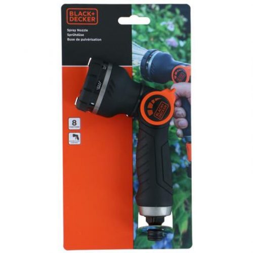 BLACK+DECKER 8 funkciós öntözőfej  19,5x11x5,7cm