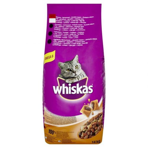 Whiskas Száraz Marha Májas Falat 14kg