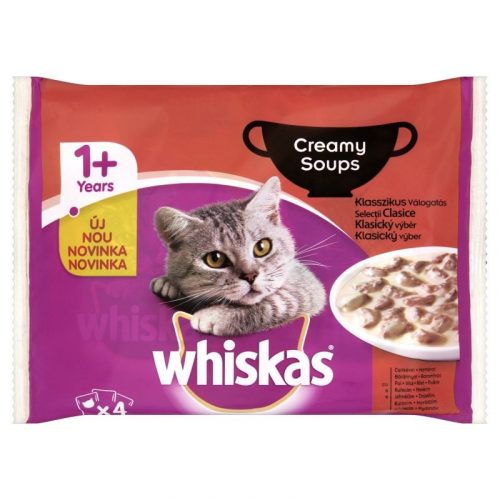 Whiskas Alutasak 4 pack Klasszikus Válogatás 4x100g