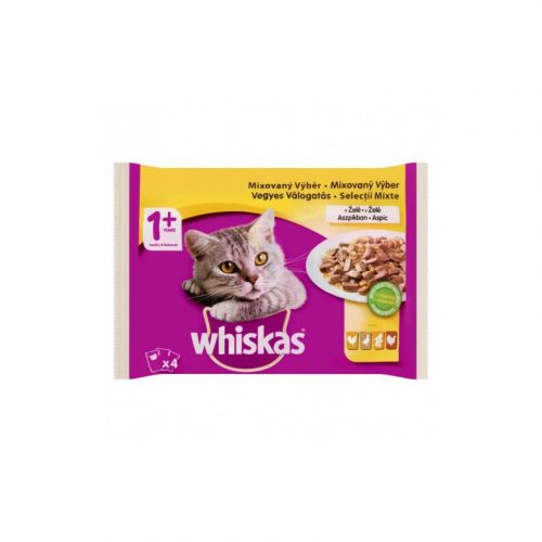 Whiskas Alutasakos  4-pack Baromfi válogatás 4*100g