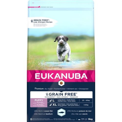 Eukanuba Puppy & Junior Grain Free Large Ocean Fisch 3kg