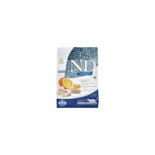 N&D Cat Ocean tőkehal, tönköly, zab&narancs adult 300g