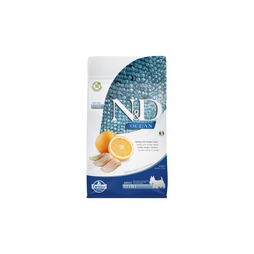 N&D Dog Ocean hering&narancs adult mini 800g