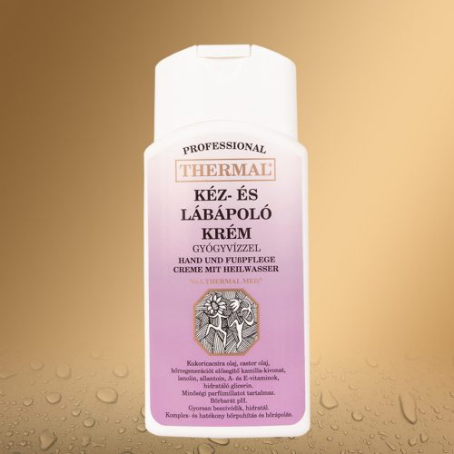 Thermal kéz-és lábápoló krém gyógyvízzel 150ml